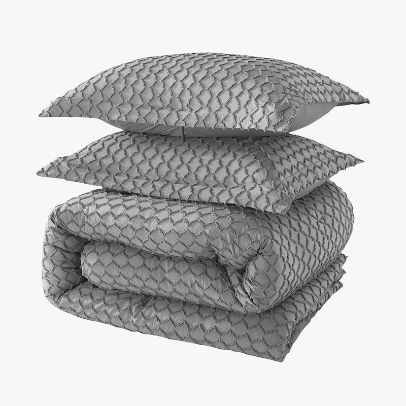 Tufts Accent Shabby Chic Comforter Set for All Season