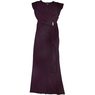 ralph lauren purple evening dress Ralph Lauren Lizzie Stretch Charmeuse Evening Dress In Purple - 31% Off