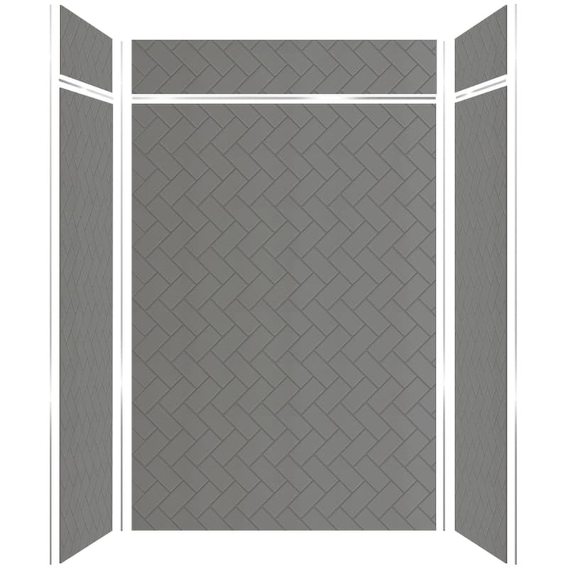 Transolid PWKX60368412 Prodigy 96" H x 60" W x 36" D Three Panel