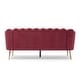 preview thumbnail 59 of 62, Reitz Glam Velvet Shell Sofa by Christopher Knight Home - 76.25" L x 29.25" W x 33.50" H