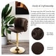 preview thumbnail 19 of 76, Upholstered Adjusatble Swivel Bar Stools Set of 2