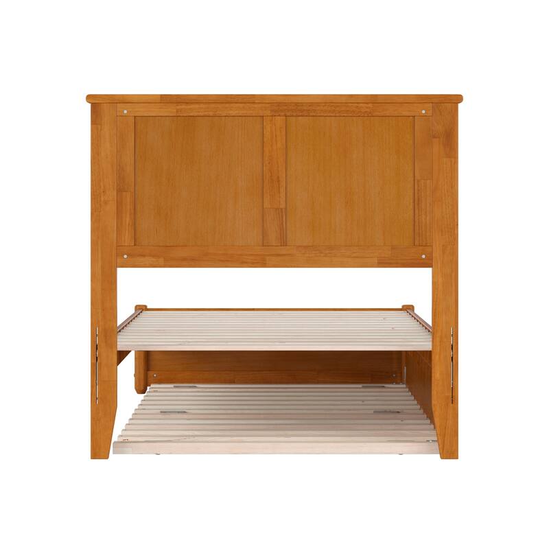 Felicity Platform Bed with Panel Footboard and Twin Trundle