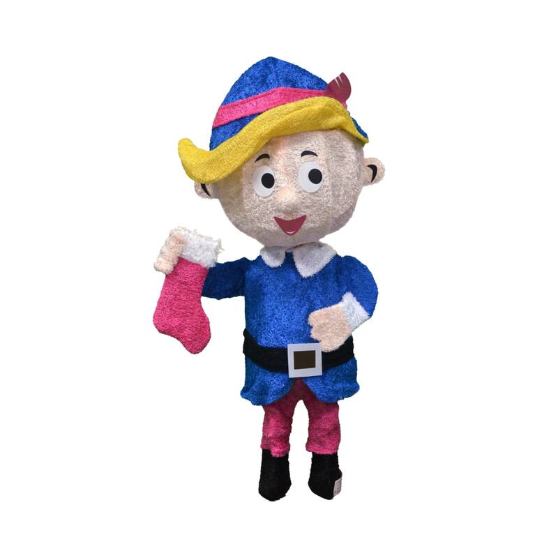 Lighted Hermie from Rudolph Outdoor Christmas Decoration - 19" - Clear LED Lights - 19