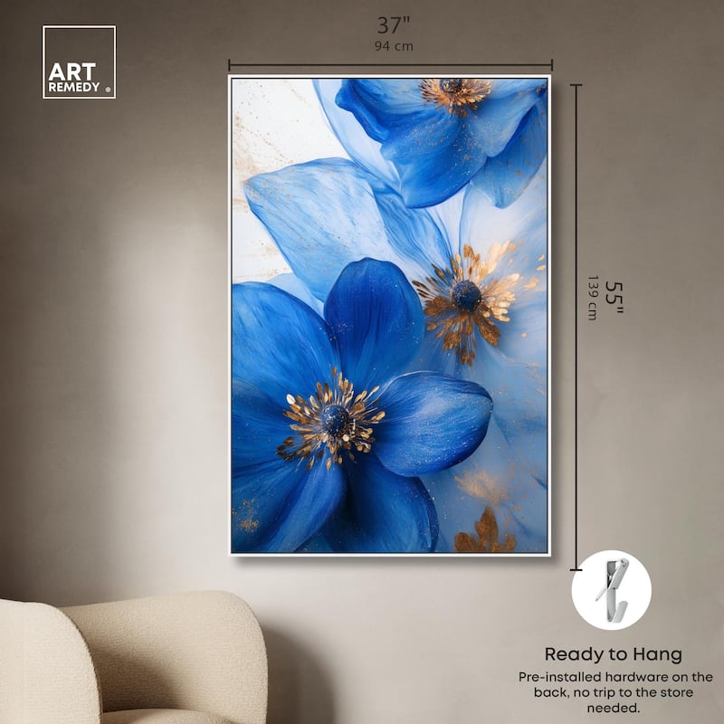 Twilight Teal Tint I Canvas by Art Remedy