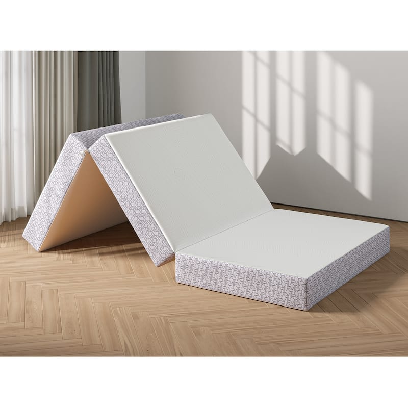 AFI, CoolSoft Size 6" Memory Foam Folding Mattress