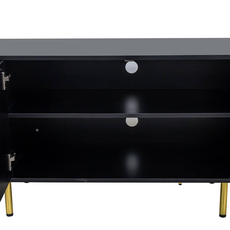 GDF Studio - Dave Modern Entertainment TV Stand with 4 Spacious Drawers and Storage - 70.86