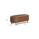 preview thumbnail 11 of 44, HomePop Ellipse Modern Storage Bench with Metal Legs