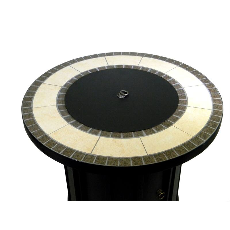 AZ Patio Heaters Round Tile Top Firepit