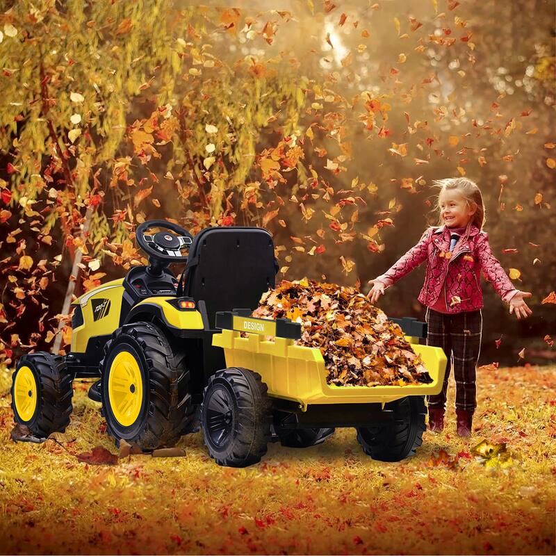 3 in 1 Ride on Tractor Excavator Bulldozer 24V