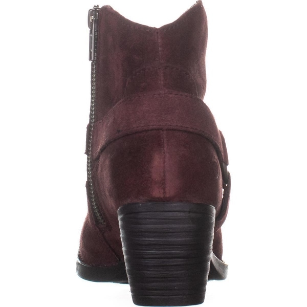 born burgundy booties