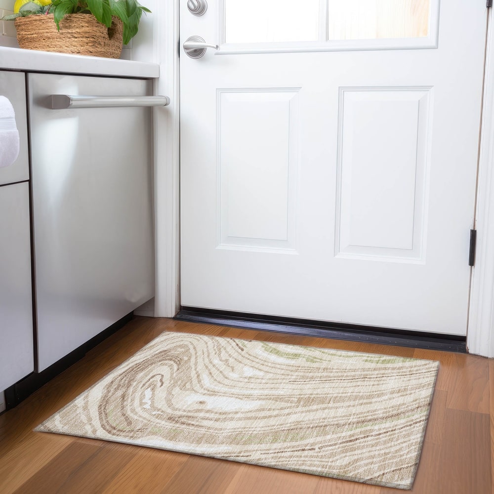 Premium Washable Super Soft Abstract Contemporary Mayfield Rug