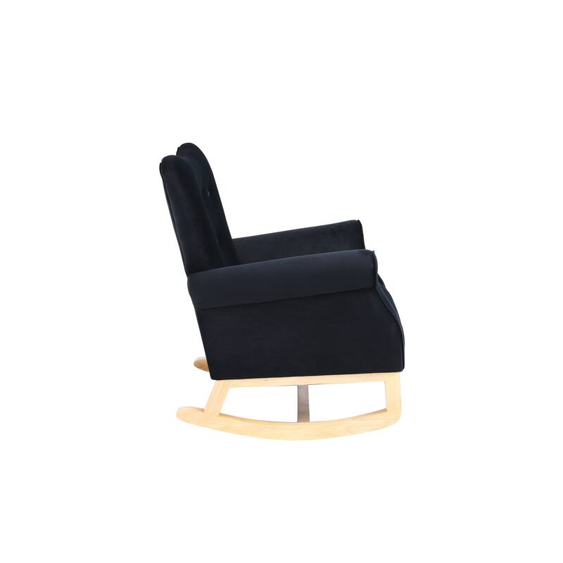 Velvet Rocking Chair