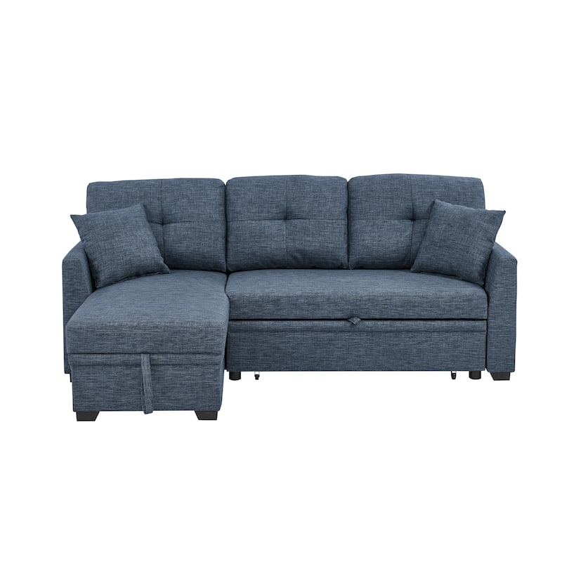Modular Storage Sleeper Sofa - 54" D x 83" W x 35" H