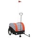 preview thumbnail 50 of 59, vidaXL Bike Trailer Kids Bicycle Cargo Wagon Buggy Carriage Cycle Trailer Iron