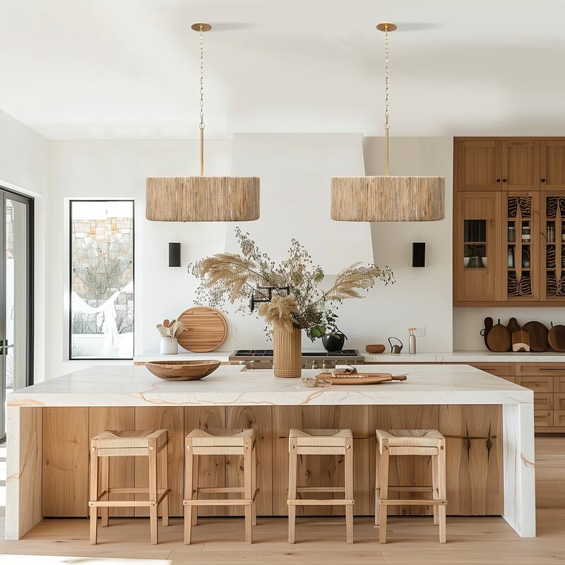 Varaluz Jacob's Ladder Pendant - French Gold - 28"W x 12.5"H