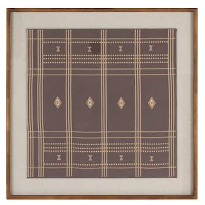 SAFAVIEH Home Terra 30-inch Black Framed Textile Art