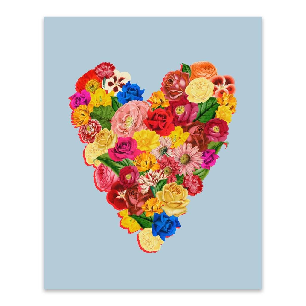 Botanical Floral Floral Botanical Metal Wall Art Print