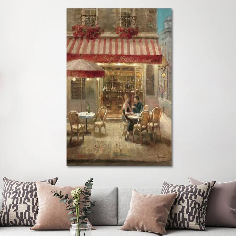 iCanvas "Paris Cafe II Crop" by Danhui Nai Canvas Print