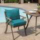 preview thumbnail 45 of 46, Arden Selections Leala Texture 21-inch Square Patio Chair Cushion Set