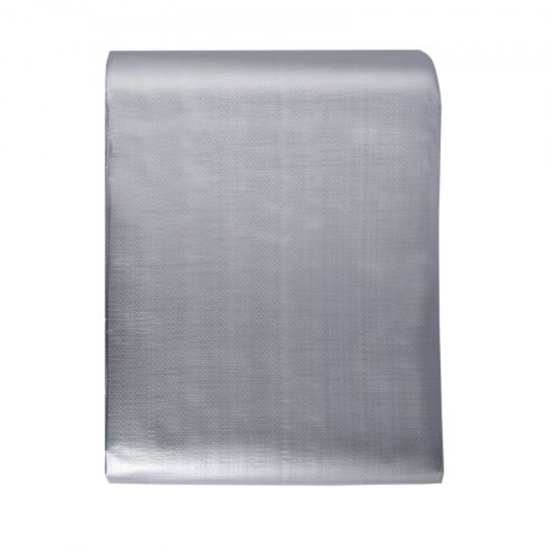 10 Mil Heavy Duty Waterproof Tarp Grey Polyethylene Cover for Camping Car or Outdoor Use - 20x30
