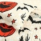 preview thumbnail 3 of 6, Twin/Full Size Halloween Themed Quilt Bedspread Set Pumpkins, Black Cats, Bats, Haunted Houses ME503