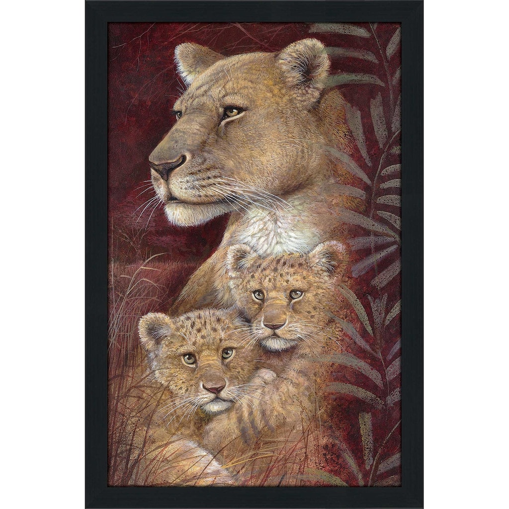 "Serengeti Twins" by Ruane Manning Print on Acrylic