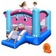 preview thumbnail 1 of 7, Gymax Inflatable Bounce House 3-in-1 Elephant Theme Inflatable Castle Kids