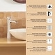 preview thumbnail 39 of 47, Vibrantbath Vessel Sink Faucet Waterfall with Pop Up Drain