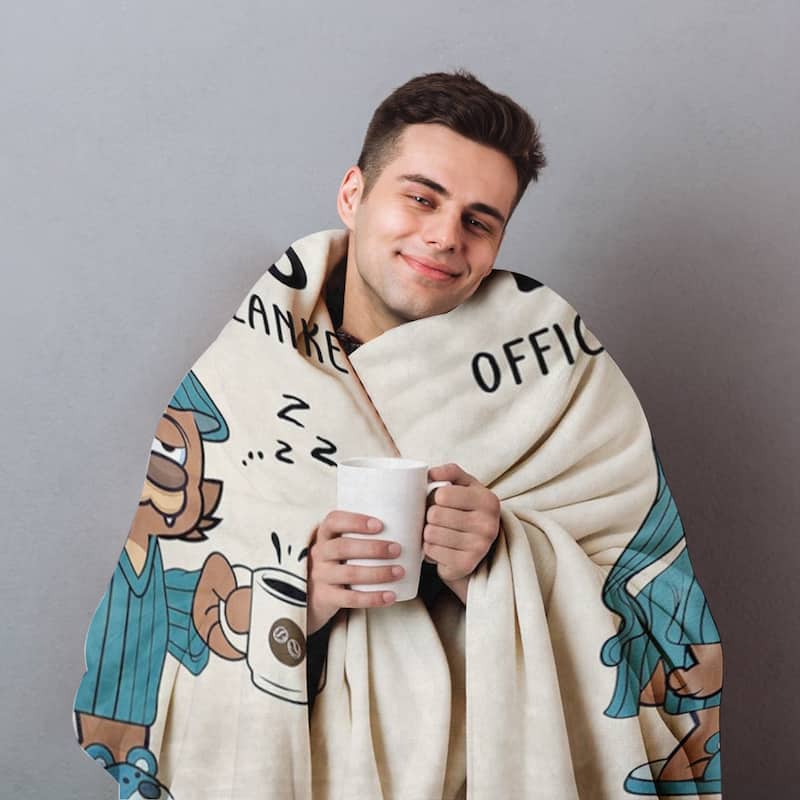 Father's Day Gift Flannel Fleece Blanket , Birthday Gift for Papa, Christmas, Thanksgiving Gift Blanket for Daddy