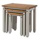 Option Gray wash stain, tops in antique brown color stain