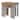 Wood Nest of 3 Tables Corona Collection | Furniture Dash