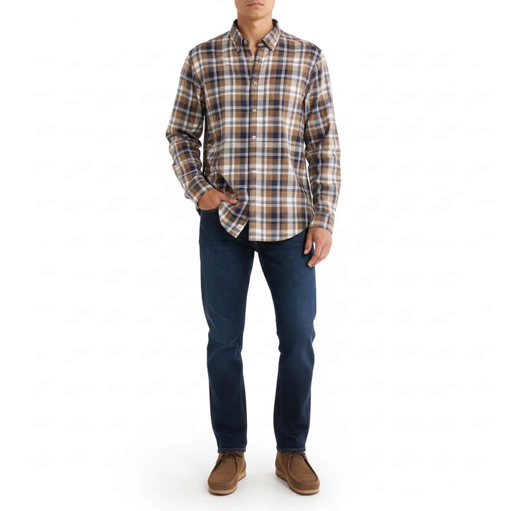 James Campbell Men's Jenning Flannel Shirt