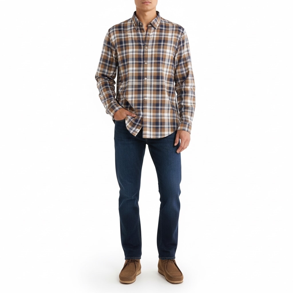 James Campbell Men's Jenning Flannel Shirt
