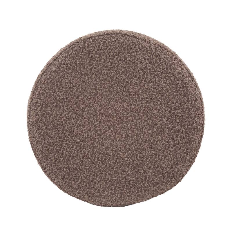 Allan Andrews No Tip Cylinder Ottoman with Cover, Barbet Collection