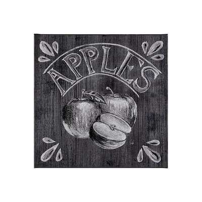 Farm Fresh Apples (26 x 26) Canvas Art Print