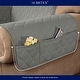 preview thumbnail 29 of 34, Subrtex Armchair Reversible Couch Cover Quilted Slipcover Furniture Protector