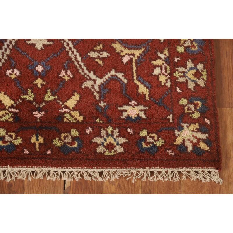 All-Over Floral Heriz Serapi Oriental Accent Rug Handmade Wool Carpet - 2'7" x 5'9"
