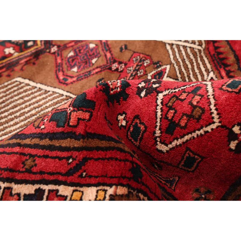 ECARPETGALLERY Hand-knotted Konya Anatolian Red Wool Rug - 3'4 x 10'7