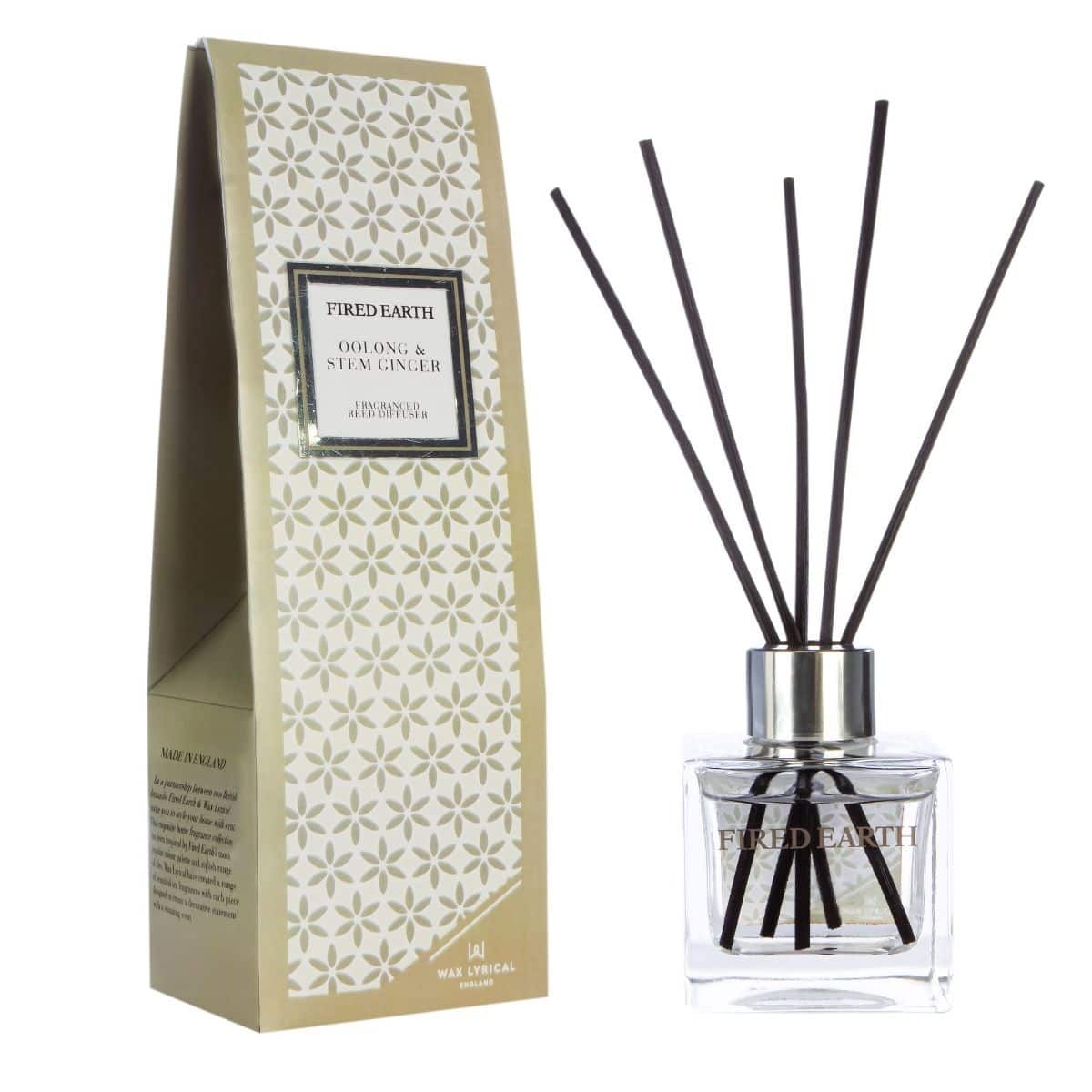 Wax Lyrical Fired Earth Oolong and Stem Ginger Reed Diffuser 100ml
