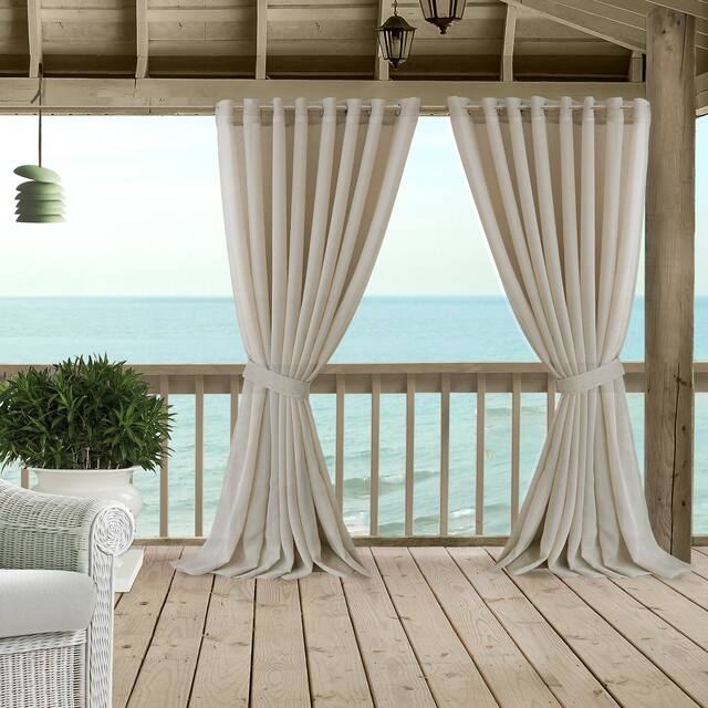 Carmen Sheer Extra-wide Indoor/Outdoor Sheer Window Curtain
