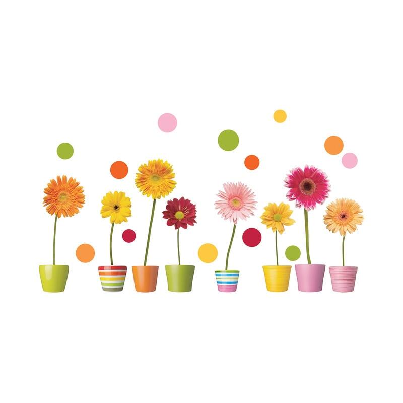Crearreda Gerberas Flowers Window Decals