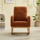 preview thumbnail 8 of 75, Upholstered Rocking Chair Nursery Chair with High Back and Side Pocket