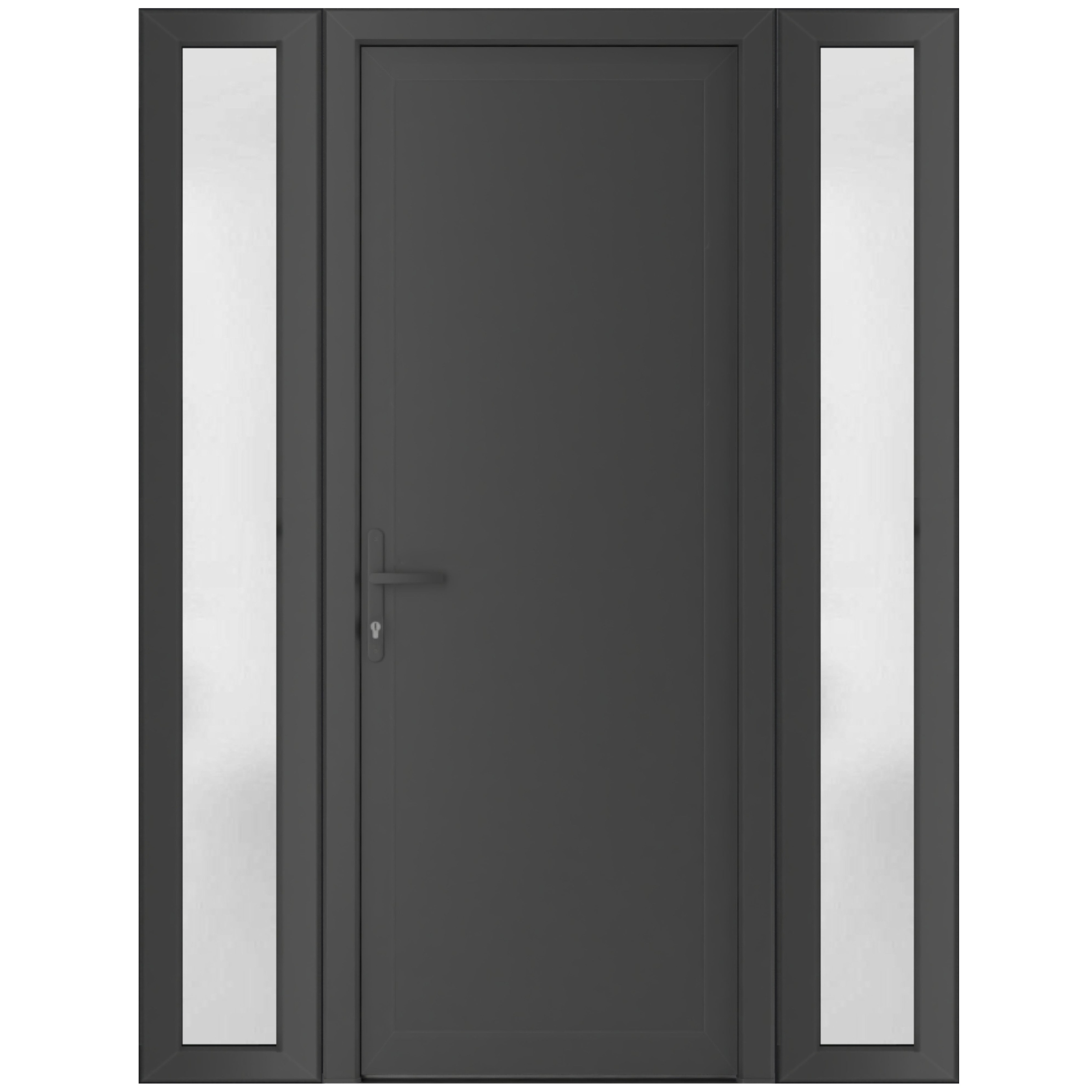 VDOMDOORS Manux 8111 Antracite Grey uPVC Exterior Door