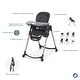 preview thumbnail 10 of 18, Minla 6-in-1 High Chair - Classic Green