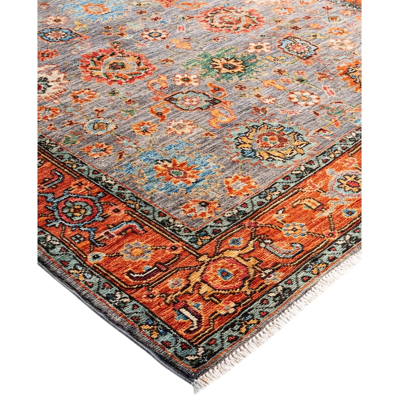 Serapi One-of-a-Kind Hand-Knotted Area Rug - Gray - 4' 3" x 5' 11"