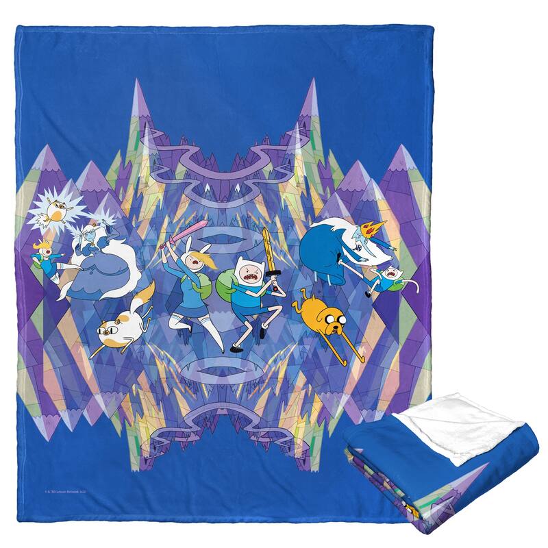 Cartoon Network Adventure Time Silk Touch Throw Blanket