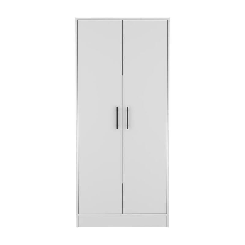 HomeRoots Two Piece White Bedroom Set