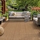 preview thumbnail 80 of 98, World Rug Gallery Border Indoor/Outdoor Flat Woven Area Rug 6' 6" x 9' - Natural