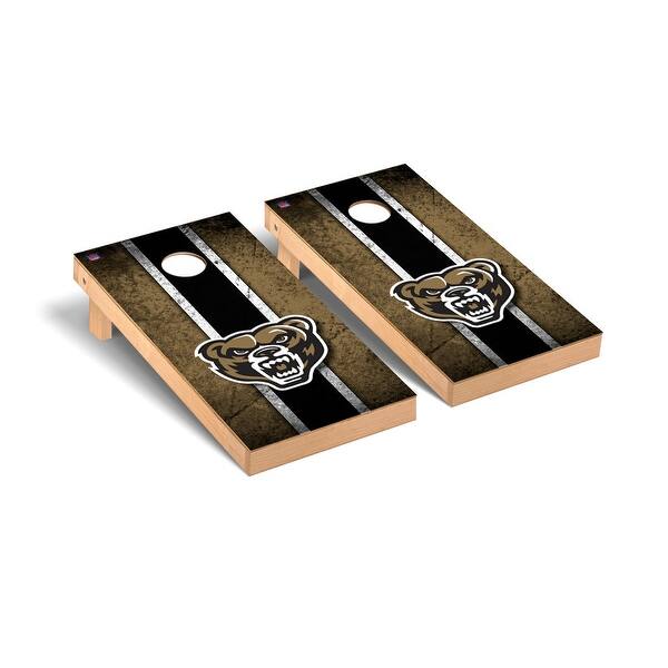 slide 2 of 5, Oakland Golden Grizzlies Vintage Cornhole Board Set
