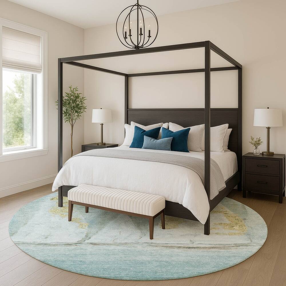 Premium Washable Super Soft Modern Sailboat Mayfield Rug